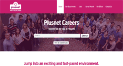 Desktop Screenshot of careers.plus.net