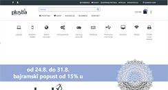 Desktop Screenshot of plus.ba